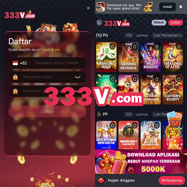 333V APK Resmi Unduh Indonesia